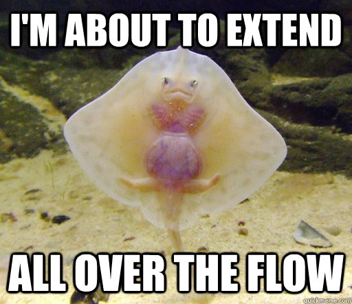 I'm about to extend all over the flow   Forensics Pick-Up Line Fish