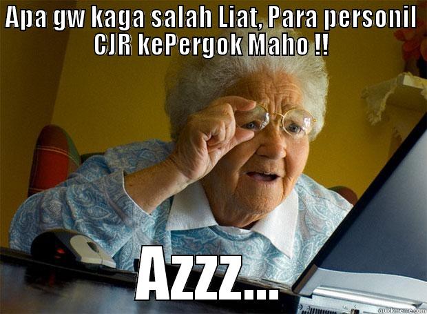 APA GW KAGA SALAH LIAT, PARA PERSONIL CJR KEPERGOK MAHO !! AZZZ... Grandma finds the Internet