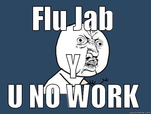 FLU JAB Y U NO WORK Y U No