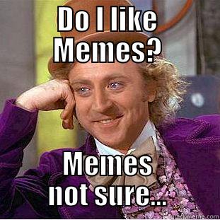 DO I LIKE MEMES? MEMES NOT SURE... Condescending Wonka