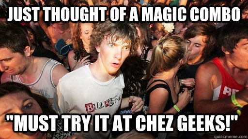 Just thought of a Magic Combo 