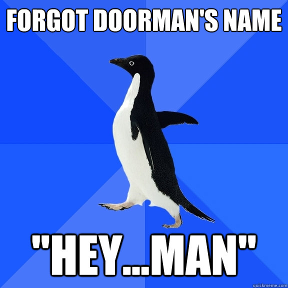 Forgot Doorman's name 