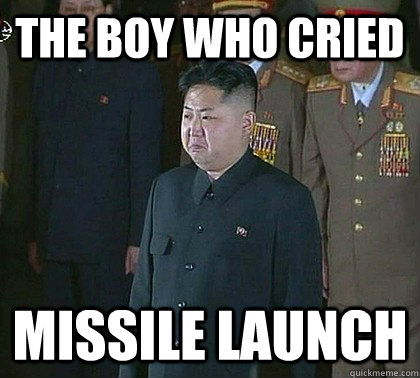 The boy who cried Missile launch   