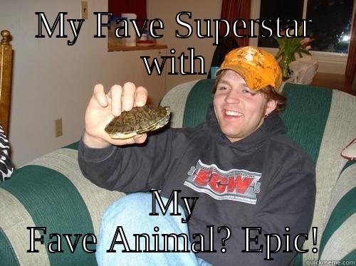 MY FAVE SUPERSTAR WITH MY FAVE ANIMAL? EPIC! Misc
