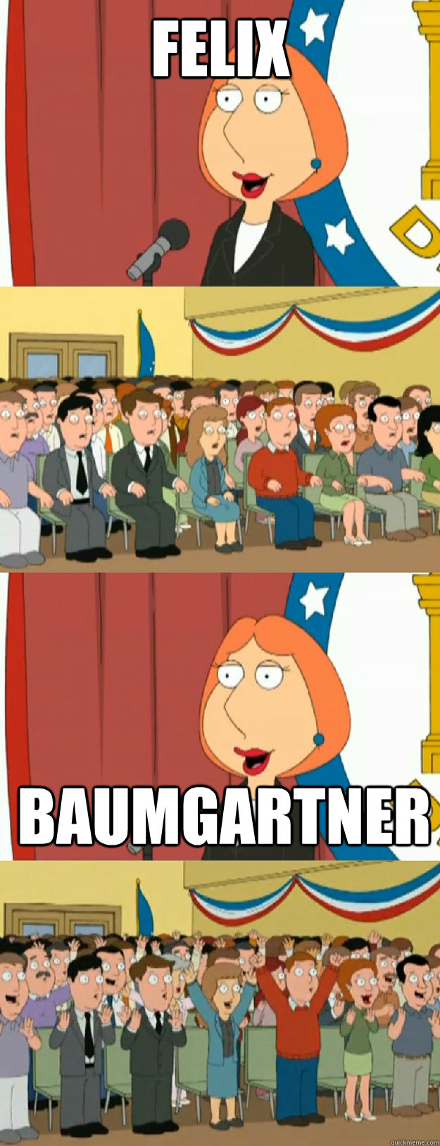Felix Baumgartner   Lois Griffin