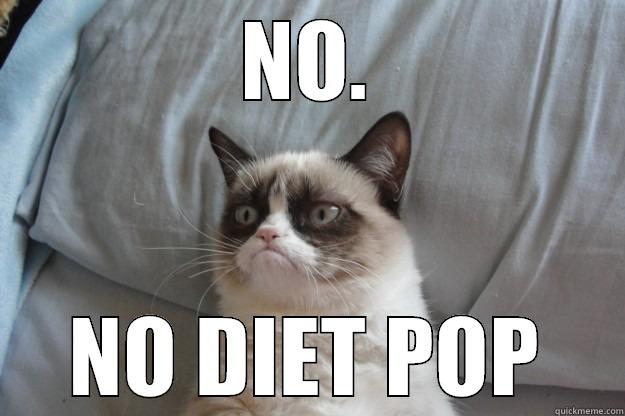 NO. NO DIET POP Grumpy Cat