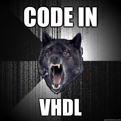 Code in  VHDL  Insanity Wolf