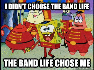 I didn't choose the band life the band life chose me  
