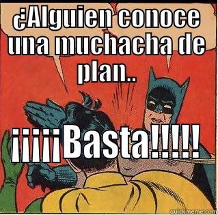 ¿ALGUIEN CONOCE UNA MUCHACHA DE PLAN.. ¡¡¡¡¡BASTA!!!!! Slappin Batman