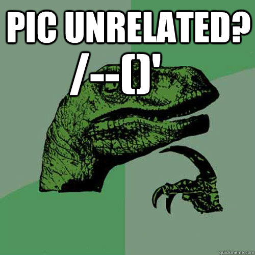 pic unrelated? /--()' - pic unrelated? /--()'  Misc