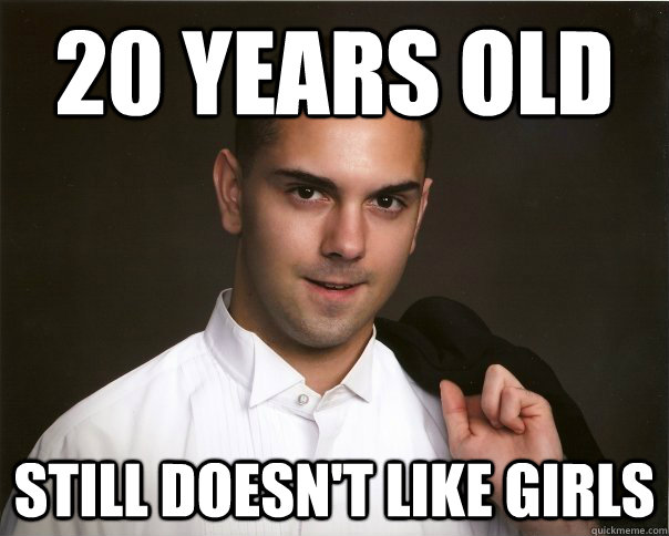 20 years old Still doesn't like girls  