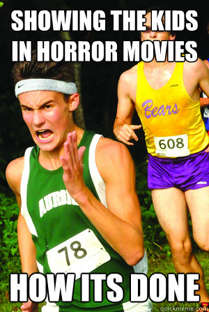 Showing the kids in horror movies How its done  Intense Cross Country Kid