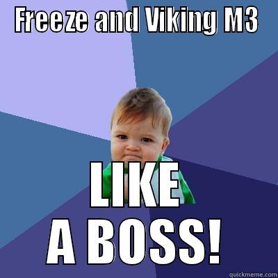 FREEZE AND VIKING M3 LIKE A BOSS! Success Kid