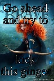 GO AHEAD AND TRY TO KICK THIS GINGER Misc
