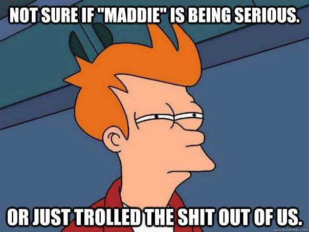 Not sure if 