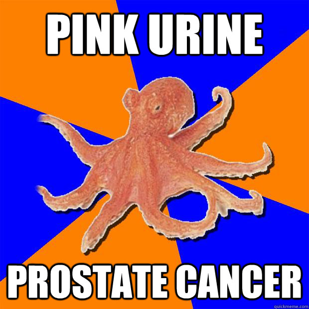 Pink urine prostate cancer  Online Diagnosis Octopus