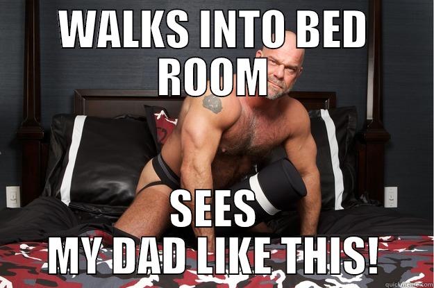 WALKS INTO BED ROOM SEES MY DAD LIKE THIS! Gorilla Man