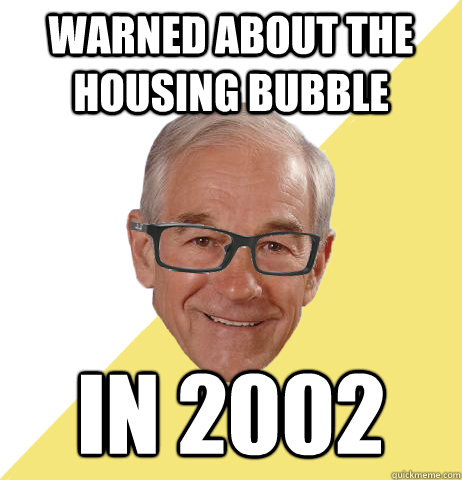 warned about the housing bubble in 2002  