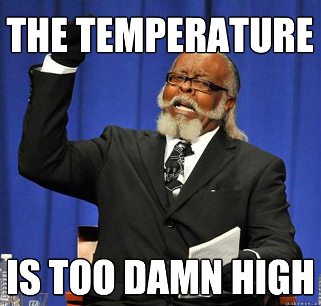 The Temperature is too damn high  Jimmy McMillan
