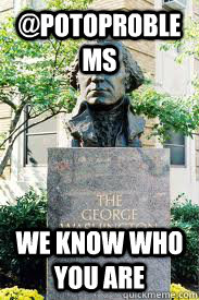 @PotoProblems We know who you are  Ironic GWU