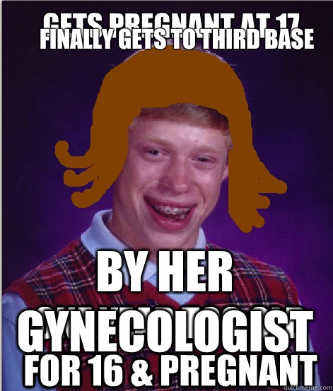 Finally gets to third base By her gynecologist   