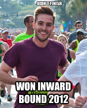 Won inward bound 2012 Didn't finish  Ridiculously photogenic guy