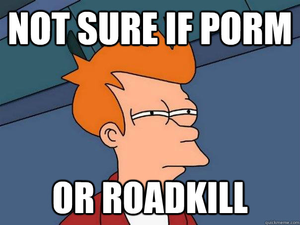 Not Sure If porm or roadkill  Futurama Fry