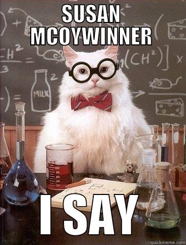SUSAN MCOYWINNER I SAY Chemistry Cat