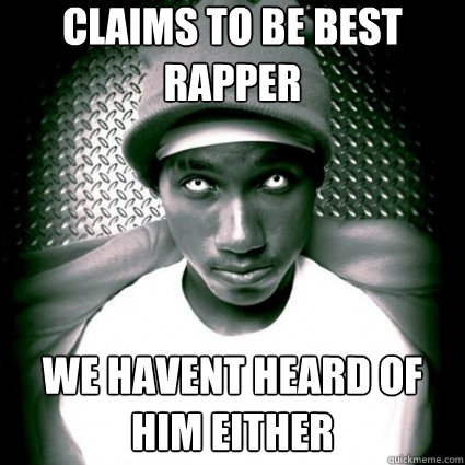 Claims to be best rapper We havent heard of him either  Hopsin sucks dick