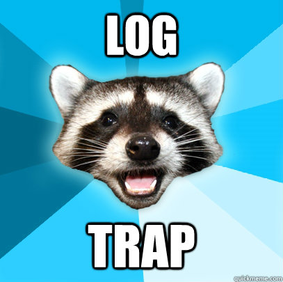 LOG TRAP  Lame Pun Coon