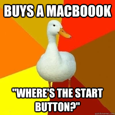 Buys a macboook 
