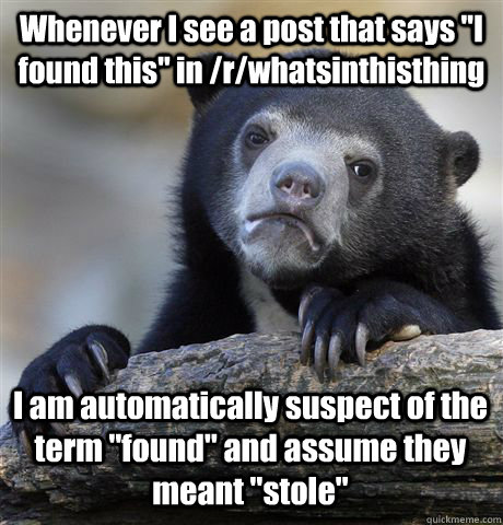 Whenever I see a post that says 