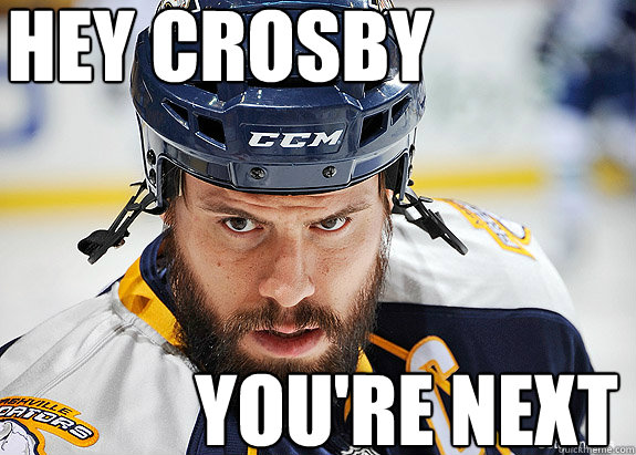 Hey Crosby You're Next  