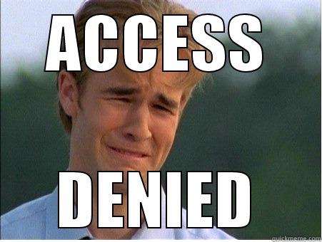 ACCESS DENIED 1990s Problems