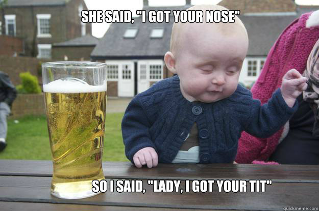 She said, 