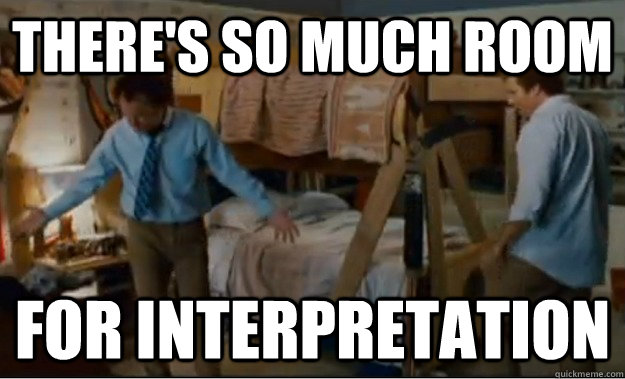 there's so much room for interpretation - there's so much room for interpretation  Stepbrothers Activities
