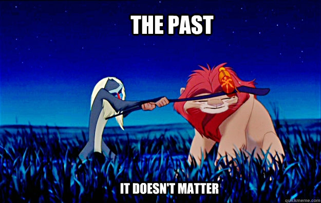 The past It doesn't matter - The past It doesn't matter  Misc