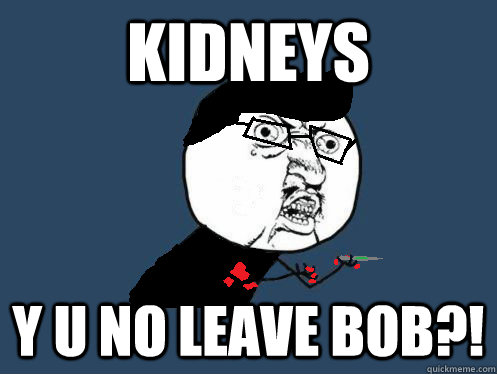 KIDNEYS Y U NO LEAVE BOB?!  Markiplier Surgeon Simulator 2013
