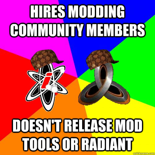 Hires modding community members doesn't release mod tools or radiant  