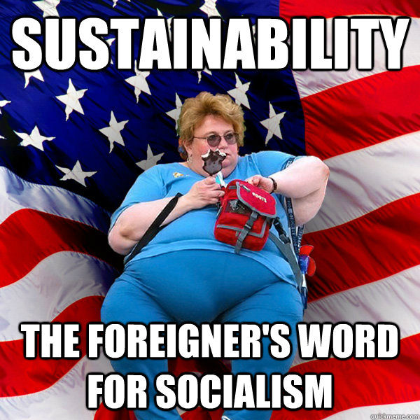 Sustainability the foreigner's word for socialism  