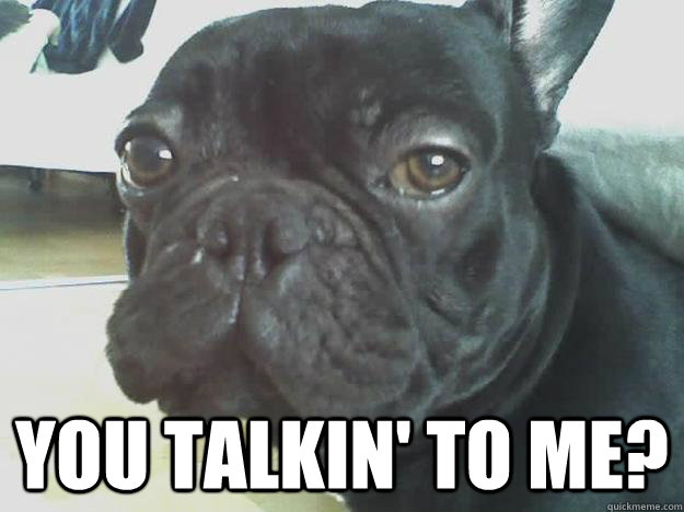  You talkin' to me?  Arnold
