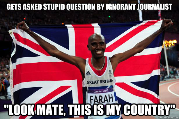 gets asked stupid question by ignorant journalist 