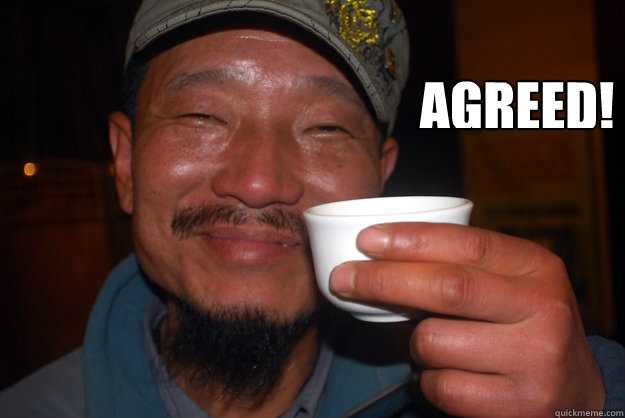 Agreed! - Agreed!  Agreed