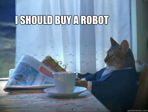 I should buy a robot   The One Percent Cat