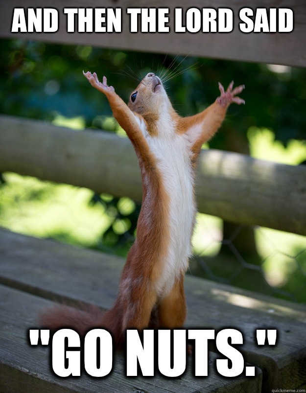 And then the lord said 