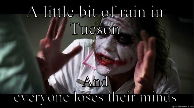 A LITTLE BIT OF RAIN IN TUCSON AND EVERYONE LOSES THEIR MINDS Joker Mind Loss