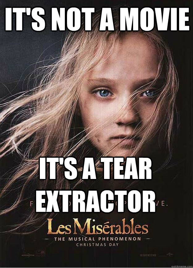 It's not a movie It's a tear extractor  