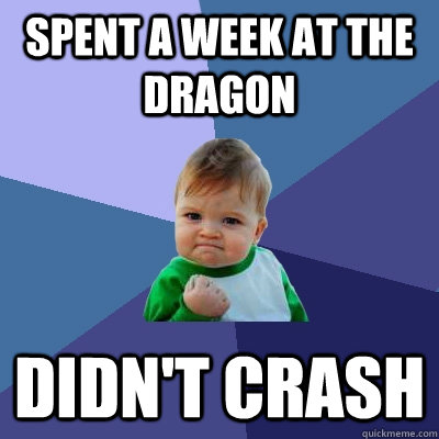 Spent a week at the dragon didn't crash - Spent a week at the dragon didn't crash  Success Kid