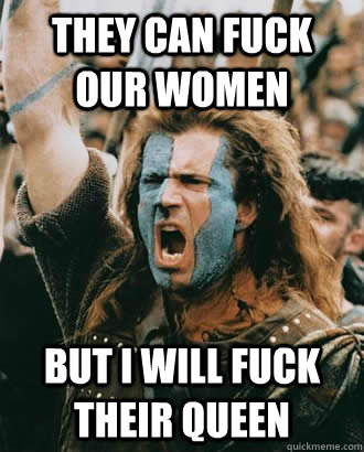 They can fuck our women but i will fuck their queen  SOPA Opposer