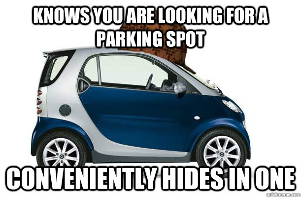 knows you are looking for a parking spot conveniently hides in one - knows you are looking for a parking spot conveniently hides in one  Misc